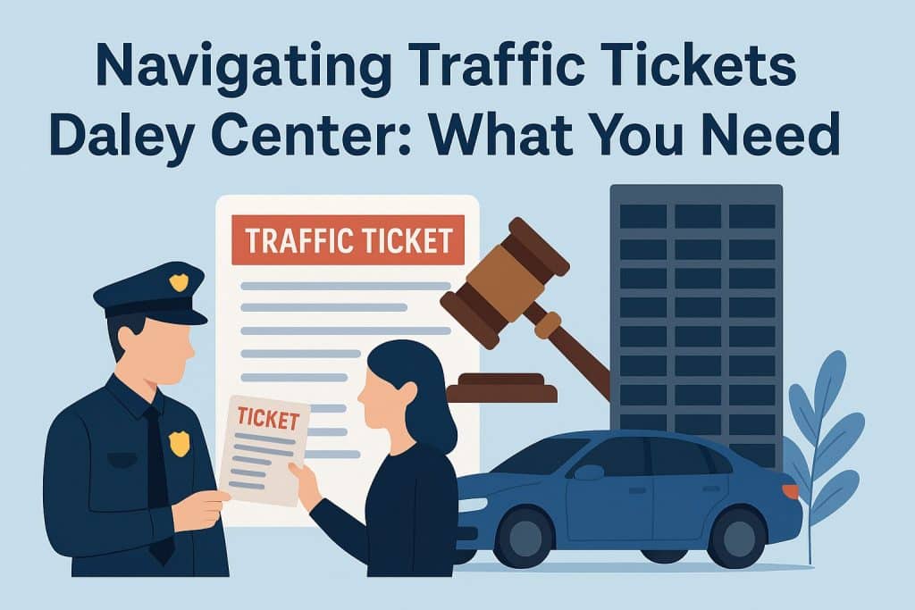 navigating traffic tickets Daley center, pictures