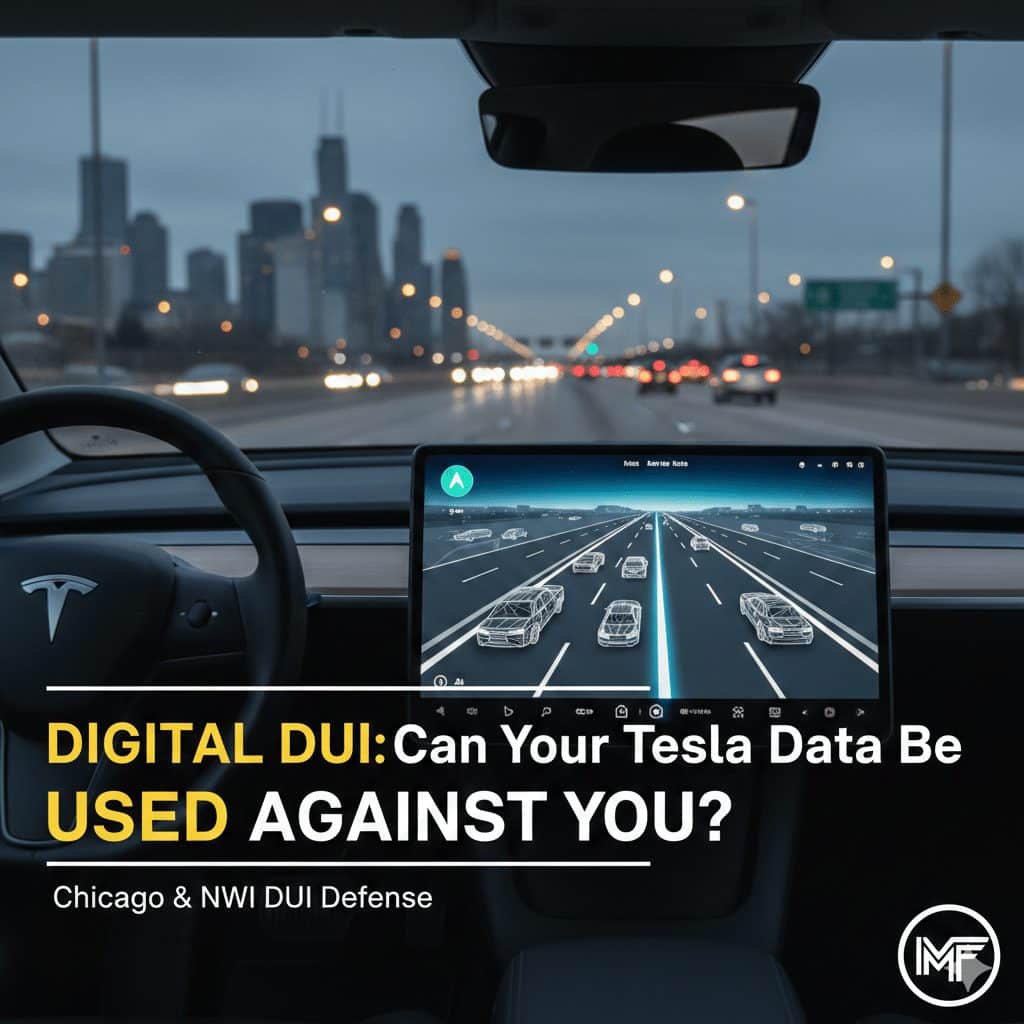 AI generated image of driver's view from car, looking at dashboard and city in front view