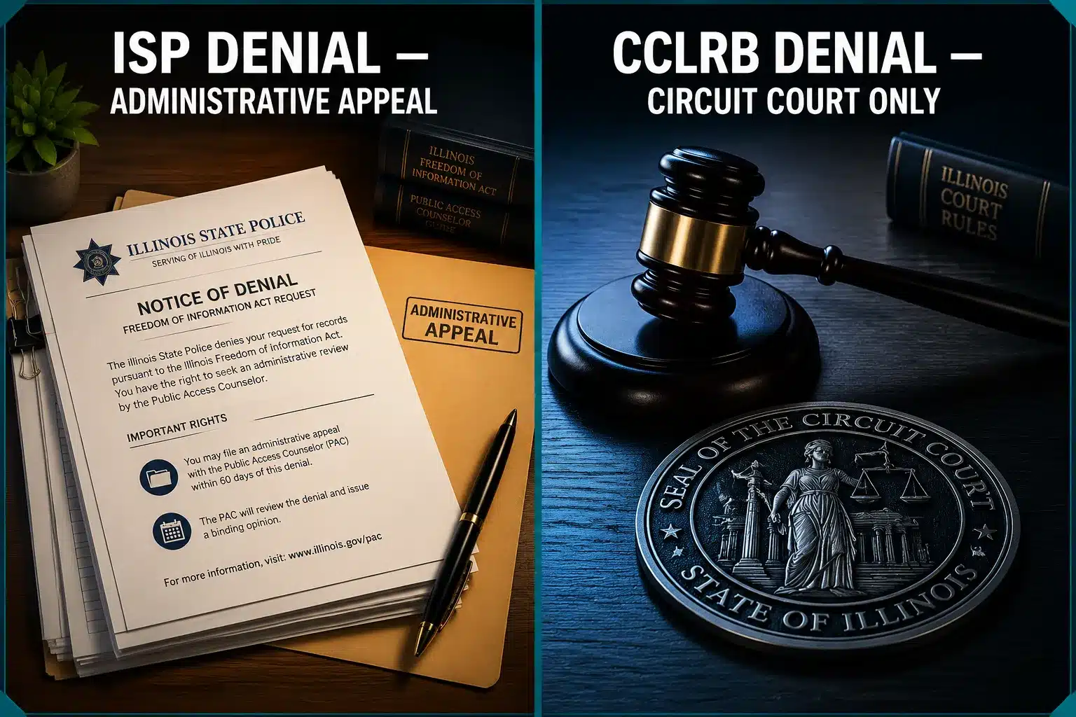 How to Appeal a Concealed Carry License (CCL) Denial or Suspension in Illinois: The Two Paths